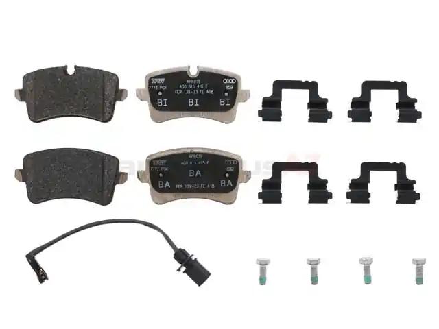Best Seller Genuine Audi 4G0698451L Brake Pad Set; Rear - Audi