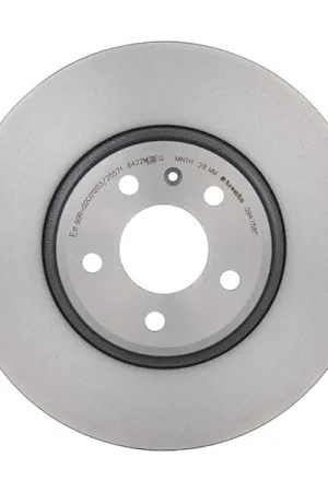 Authentic Brembo 09A75811 Disc Brake Rotor; Front - Audi