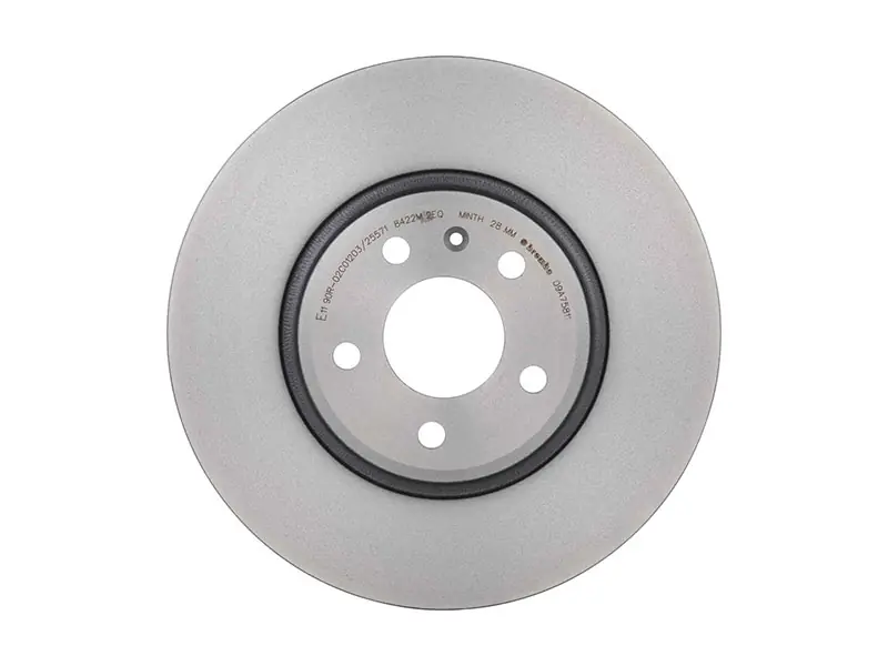 Authentic Brembo 09A75811 Disc Brake Rotor; Front - Audi