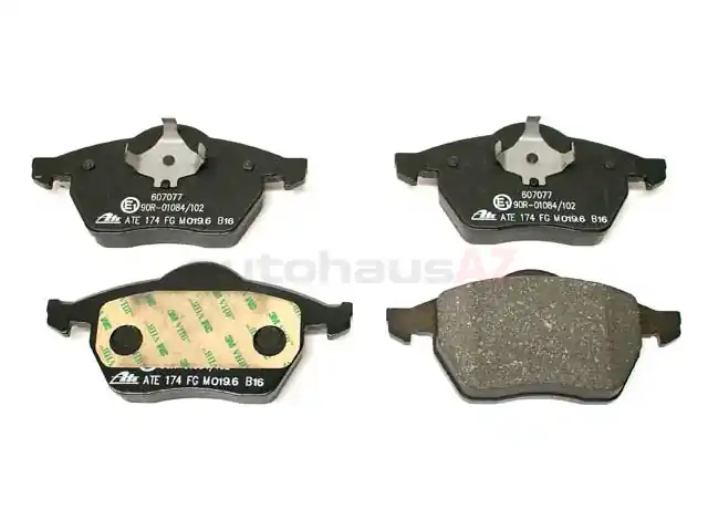 ATE 8D0698151C, 607077 Brake Pad Set; Front without Sensor; OE Compound - Audi, VW Buy Online