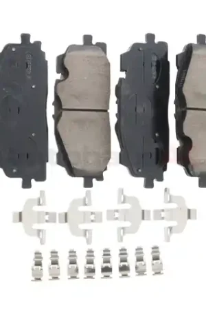 Akebono Euro 8W0698151N, EUR1894 Brake Pad Set; Front - Audi Professional Grade