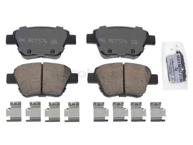 Top Pick Akebono Euro 5K0698451A, EUR1456 Brake Pad Set; Rear - Audi, VW
