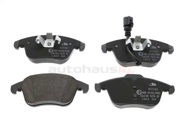 ATE 5N0698151B, 607242 Brake Pad Set; Front - Audi, VW Editor’s Pick