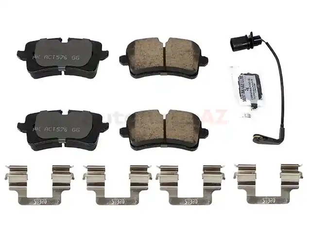 Best Choice Akebono Euro 4G0698451J, EUR1547A Brake Pad Set; Rear - Audi