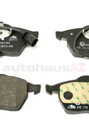 ATE D600A, 607110 Brake Pad Set; Front with Sensor; OE Supplier Compound - Audi, VW Popular