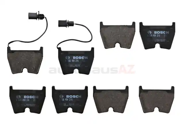Fan Favorite Bosch Euroline 8T0698151E, 0986494216 Brake Pad Set; Front - Audi