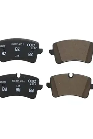 Genuine Audi 4G0698451C Brake Pad Set; Rear - Audi Special Offer