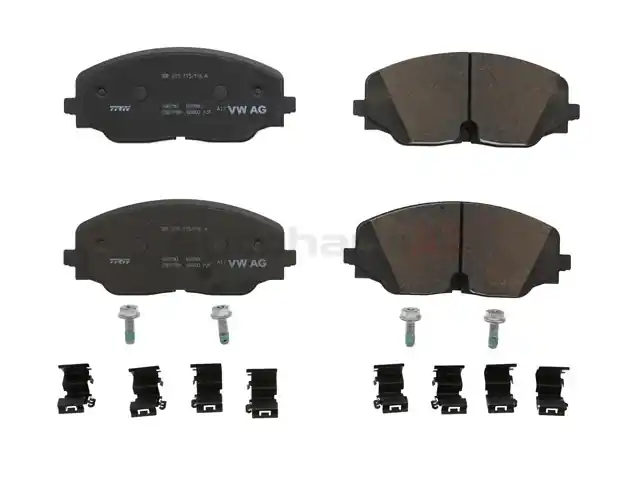 Genuine VW/Audi 3QF698151D Brake Pad Set; Front - VW Top Rated