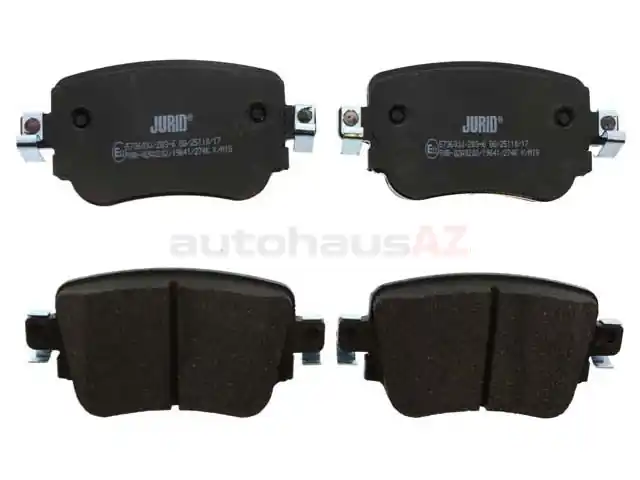 Best Choice Jurid 7N0698451C, 573603J Brake Pad Set; Rear - Audi, VW