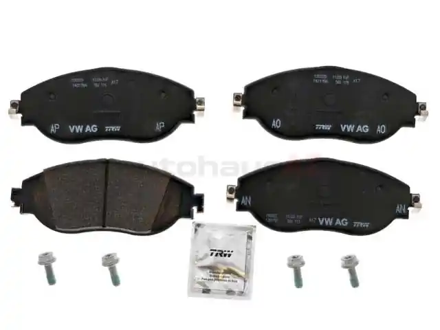 Genuine VW/Audi 3Q0698151 Brake Pad Set; Front - VW Time-Limited