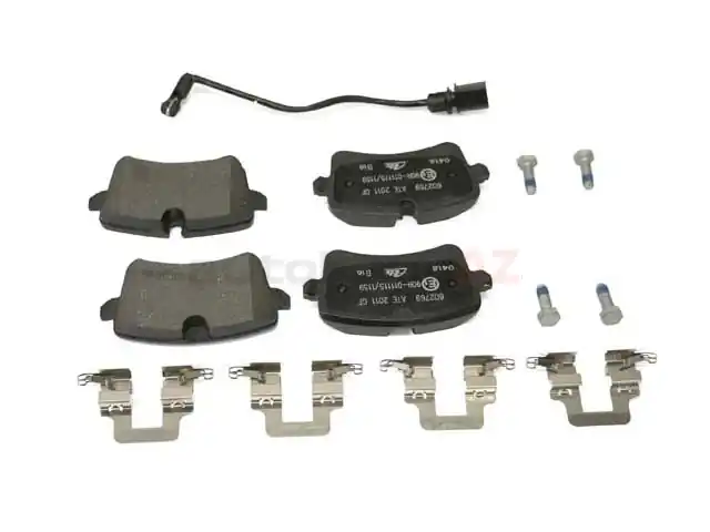 Today Only ATE 4G0698451H, 602769 Brake Pad Set; Rear - Audi