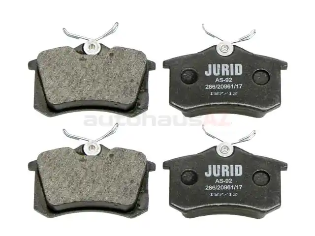 Special Offer Jurid 1J0698451P, 571906J Brake Pad Set; Rear - Audi, VW