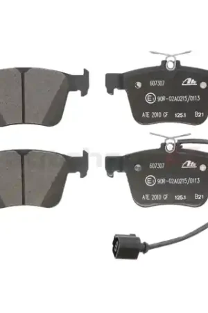 ATE 8V0698451G, 607307 Brake Pad Set; Rear - Audi Limited Time