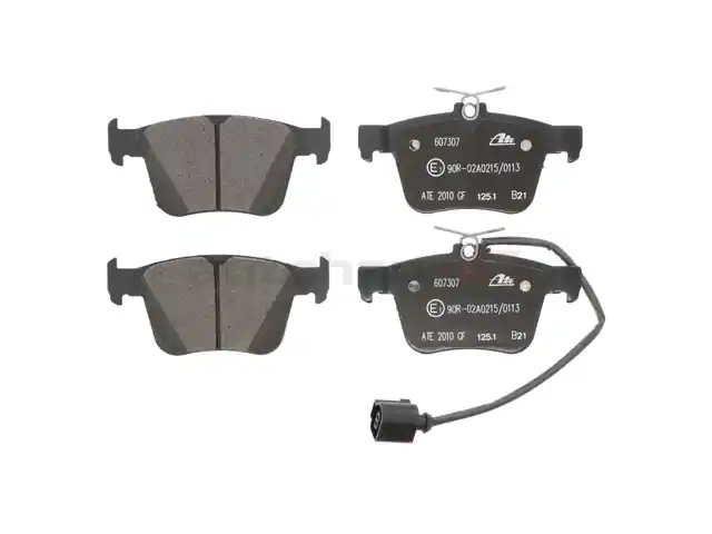 ATE 8V0698451G, 607307 Brake Pad Set; Rear - Audi Limited Time