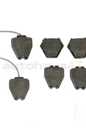 Pagid 4B0698151S, 355009031 Brake Pad Set; Front with Sensors; 8 Pad Set - 2 with Sensors; D-SHAPE PLUG - Audi, VW Viral