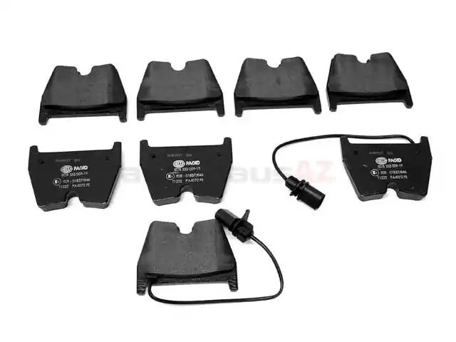 Pagid 4B3698151A, 355009191 Brake Pad Set; Front: - Audi Limited Edition