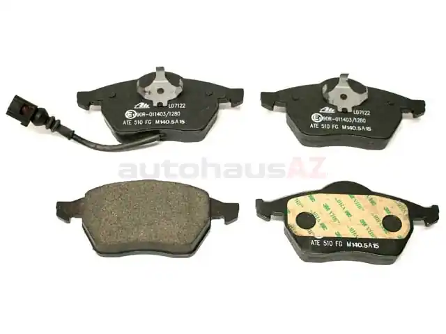 ATE Ceramic 1J0698151M, LD7122 Brake Pad Set; Front - Audi, VW Top Pick