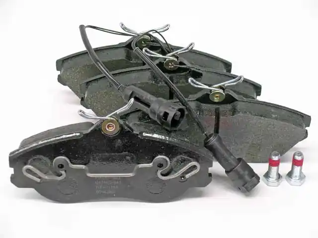 Holiday Sale Pagid 447698151F, 355017911 Brake Pad Set; Front with Sensors; OE Improved Compound - Audi