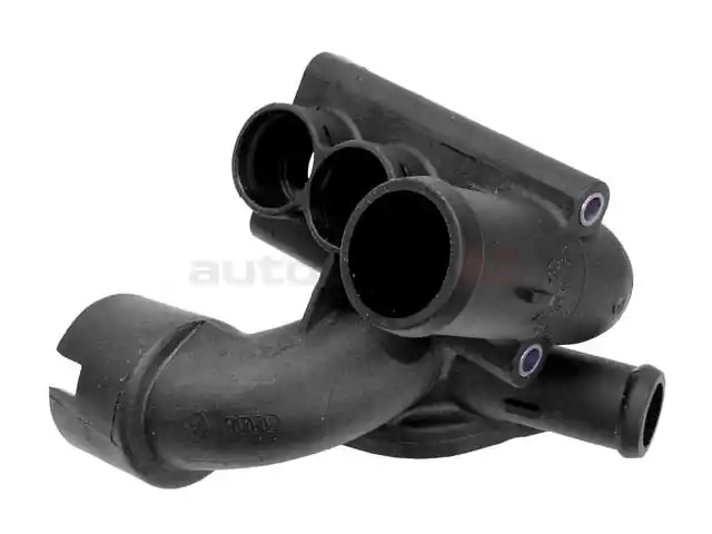 Genuine VW/Audi 022121117C Thermostat Housing; Thermostat Cover with Multiple Hose/Swtich Connections - Audi, VW One Day Deal