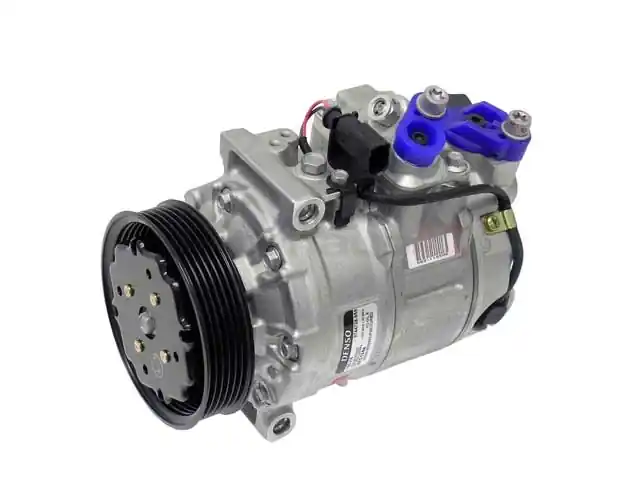 Free Returns Denso 4711514, 4711403 AC Compressor; New; w/ Clutch - Audi
