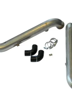 034 Motorsport 034-108-5001-RAW Bipipe Set; Stainless Steel with WMI Bungs - Audi Modern