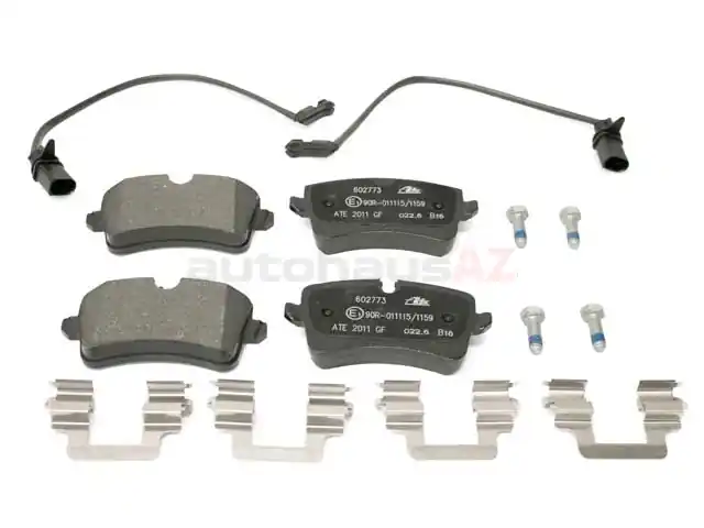 ATE 4H0698451L, 602773 Brake Pad Set; Rear - Audi Worldwide Shipping