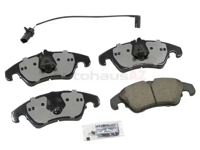 Akebono Euro 8R0698151A, EUR1322A Brake Pad Set; Front - Audi Fresh Stock