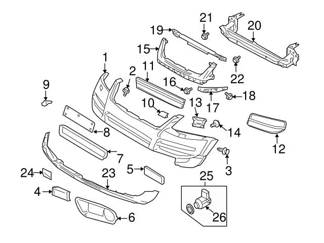 Trending Genuine VW/Audi 7L6807752AGRU Headlight Washer Cover; Front Right - VW