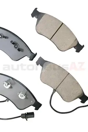 Best Choice Akebono Euro 4E0698151, EUR1024 Brake Pad Set; Front - Audi, VW
