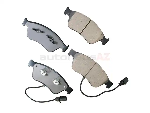 Best Choice Akebono Euro 4E0698151, EUR1024 Brake Pad Set; Front - Audi, VW