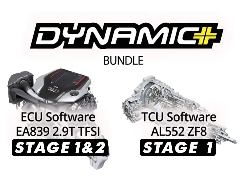 034 Motorsport 0341032931+2560, 0341032931 Dynamic+ Tuning Stage 1 & 2 ECU + Stage 1 TCU - Audi Express Delivery
