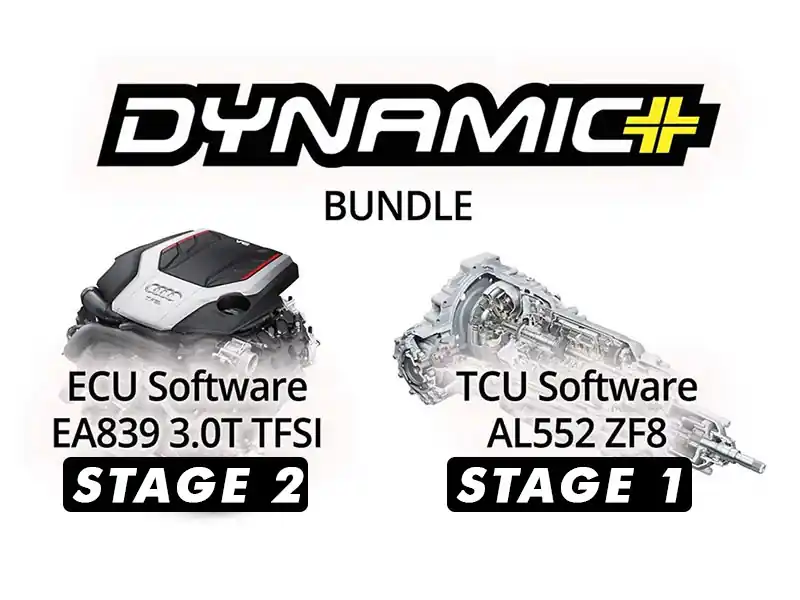 Shop Now 034 Motorsport 0341032922+2560, 0341032922 Dynamic+ Tuning Stage 2 ECU + Stage 1 TCU - Audi