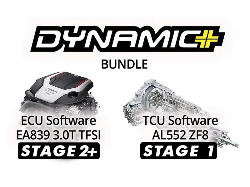 Professional Grade 034 Motorsport 0341032927+2560, 0341032927 Dynamic+ Tuning Stage 2+ ECU + Stage 1 TCU - Audi
