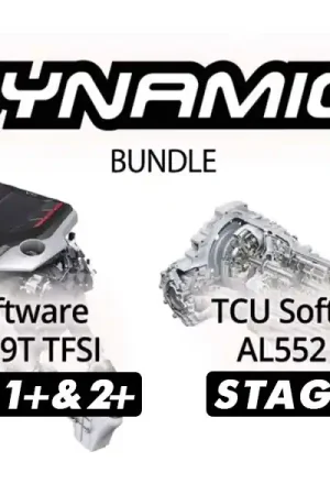 034 Motorsport 0341032935+2560, 0341032935 Dynamic+ Tuning Stage 1+ & 2+ ECU + Stage 1 TCU - Audi Bargain