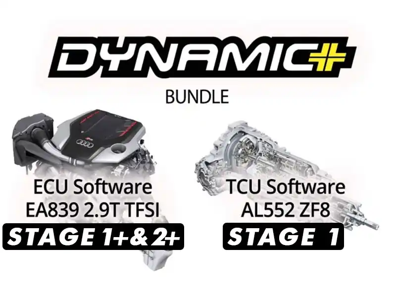 034 Motorsport 0341032935+2560, 0341032935 Dynamic+ Tuning Stage 1+ & 2+ ECU + Stage 1 TCU - Audi Bargain
