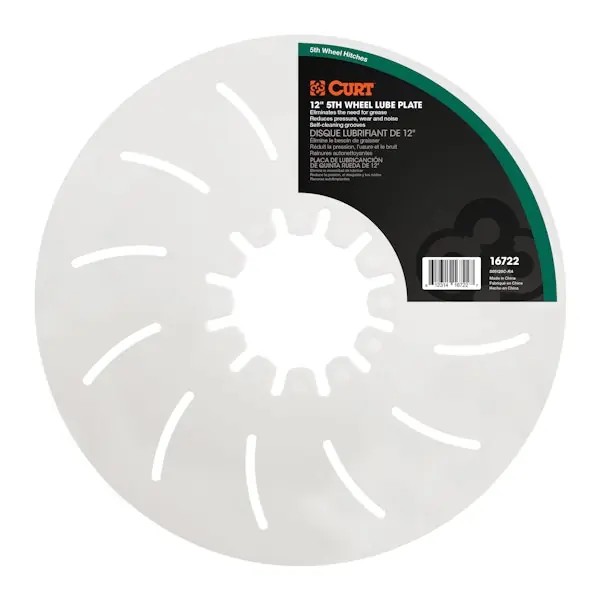 Original CURT 16722 12" 5th Wheel Lube Plate