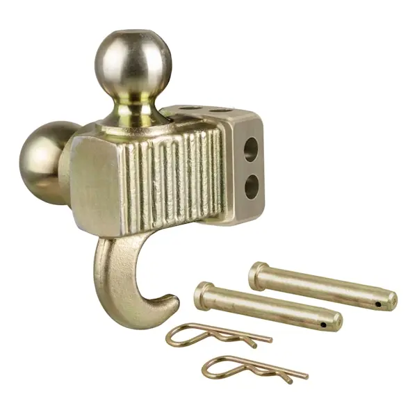 CURT 45924 Replacement Hook & Step Dual-Ball for Adjustable Channel Mount (Fits 45904) Bulk Order