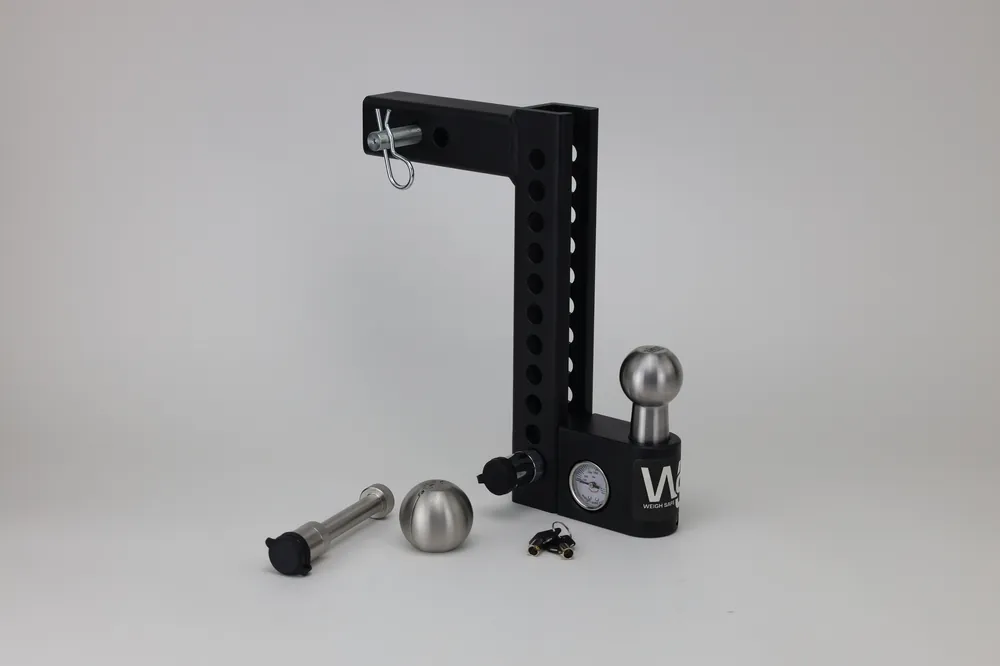 Same Day Shipping Weigh Safe AWS10-2-KA WS Aero Hitch 10" Drop Hitch w/ 2" Shank (12.5K GTWR) w/ WS05