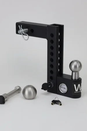 Genuine Weigh Safe AWS8-2-KA WS Aero Hitch 8" Drop Hitch w/ 2" Shank (12.5K GTWR) w/ WS05