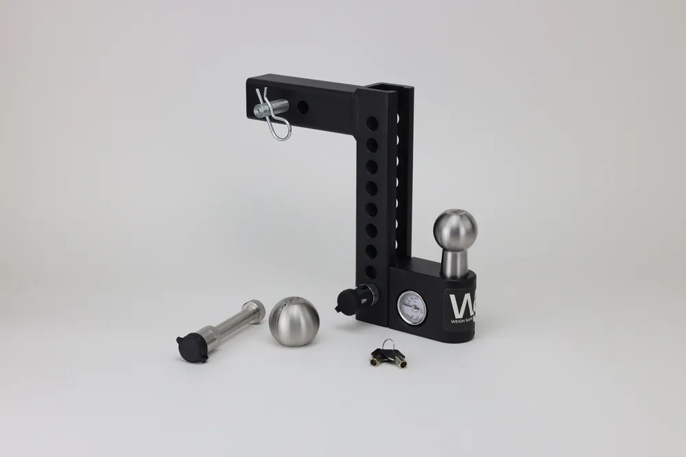 Genuine Weigh Safe AWS8-2-KA WS Aero Hitch 8" Drop Hitch w/ 2" Shank (12.5K GTWR) w/ WS05