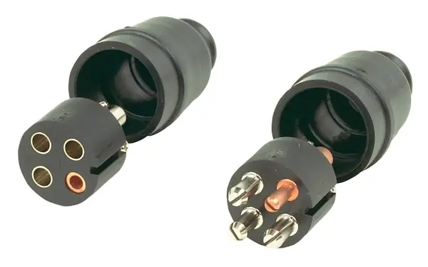 Free Shipping Hopkins Towing 11147955 4-Pole In-Line Connector Set