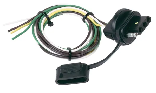 Hopkins Towing 11148065 4-Wire Flat Knockout Vehicle End Connector Brand New