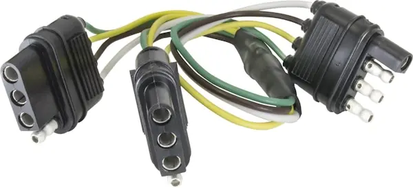 Markdown Hopkins Towing 11148155 4-Flat To 2-Connector Splitter