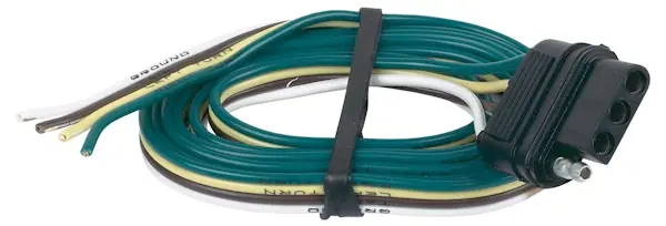High Quality Hopkins Towing 38038 4-Wire Flat Vehicle End Connector
