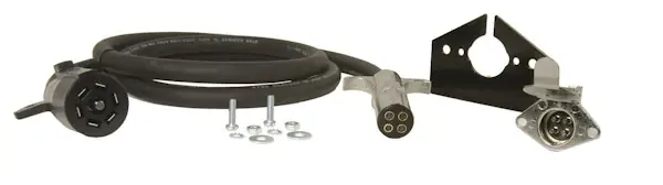 Budget Hopkins Towing 47047 Endurance™ Straight Wire 7-Blade To 4-Round Adapter Kit