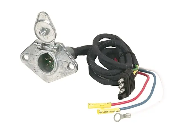 Hopkins Towing 47165 4-Flat To 6-Round Connector Brand New