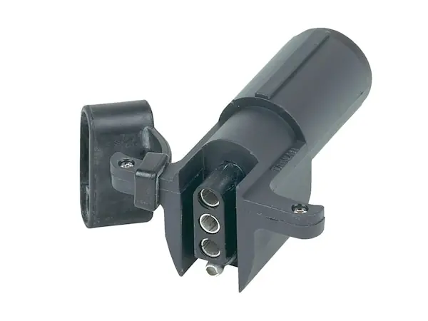 Hopkins Towing 47305B 6-Round To 4-Flat Adapter Clearance