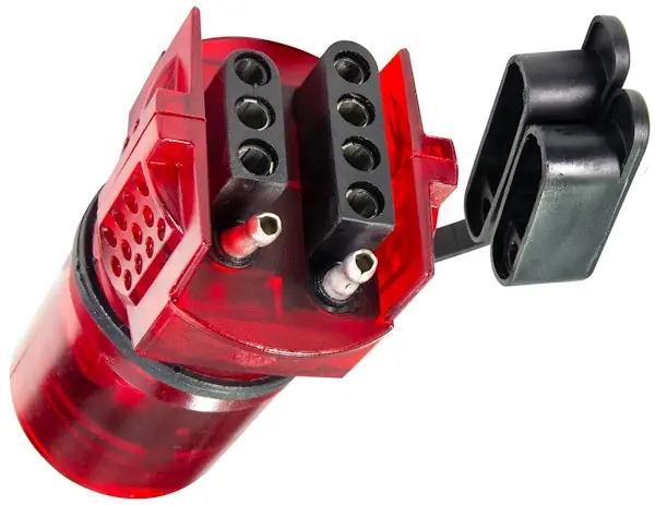 Hot Picks Hopkins Towing 47382 Endurance™ Flex-Coil™ Nite-Glow™ 7-Blade To 5-Flat Adapter