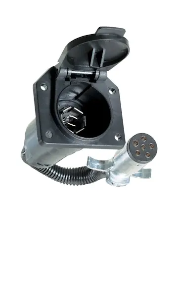 Shop Now Hopkins Towing 47435 Plug-In Simple!® 6-Round To 7-Blade Flex Adapter