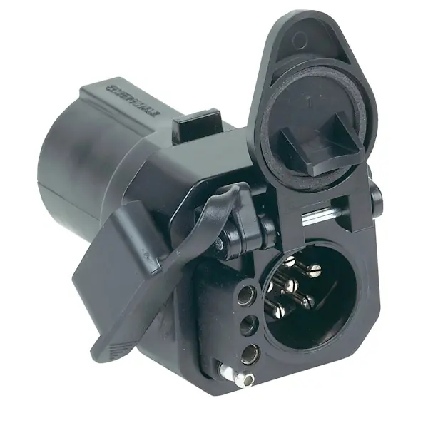 Hopkins Towing 47565B Multi-Tow® 7-Blade To 6-Round And 4-Flat Adapter Editor’s Pick